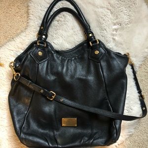 Black Leather Marc Jacobs Bag
